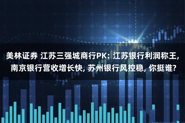 美林证券 江苏三强城商行PK: 江苏银行利润称王, 南京银行营收增长快, 苏州银行风控稳, 你挺谁?