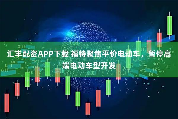 汇丰配资APP下载 福特聚焦平价电动车，暂停高端电动车型开发