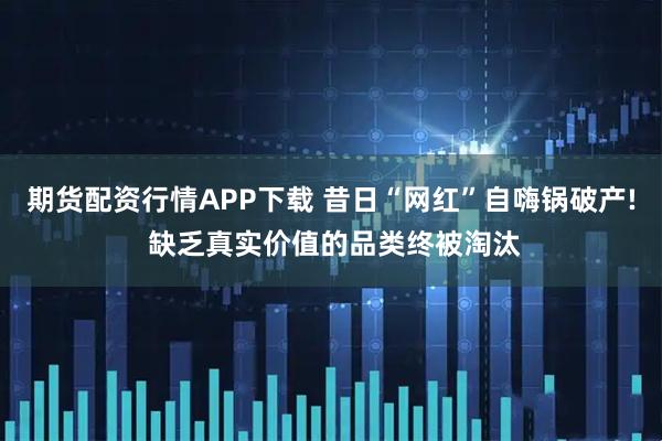 期货配资行情APP下载 昔日“网红”自嗨锅破产! 缺乏真实价值的品类终被淘汰